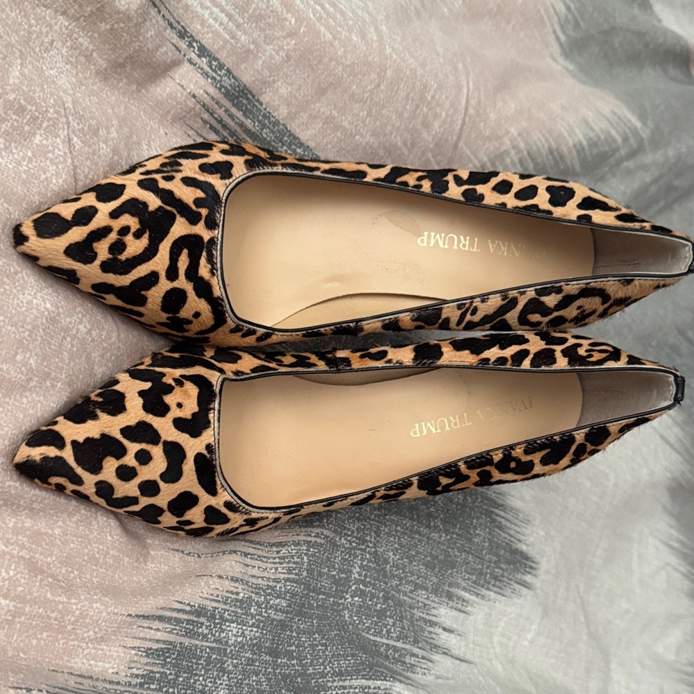 Ivanka Trump Leopard Print Heels